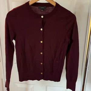 J Crew 100% Wool Cardigan